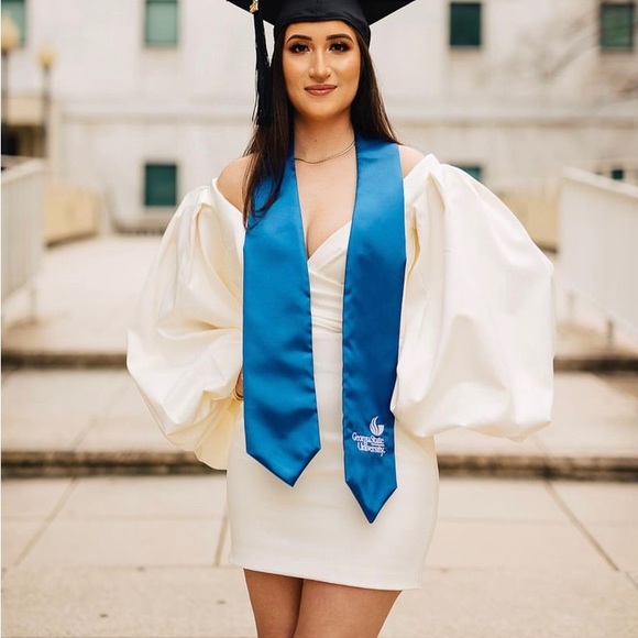 House of CB Dresses House Of Cb Carlyn Ivory Satin Balloon Sleeve